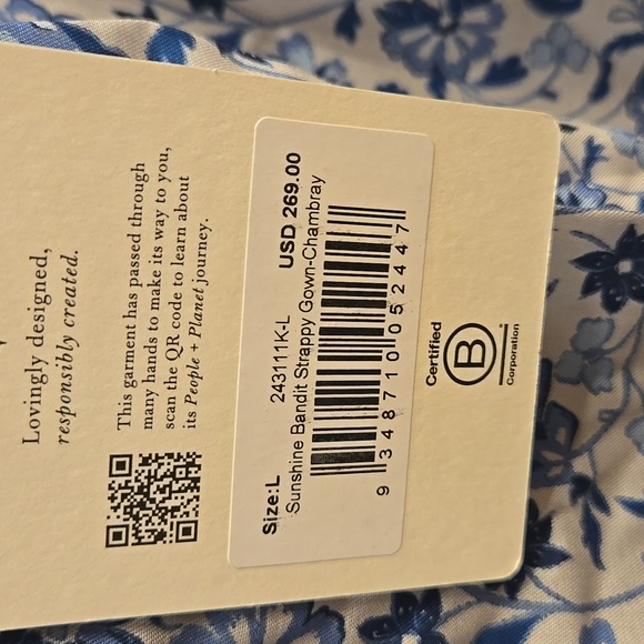 Spell Sunshine Bandit Strappy Gown size Large - Picture 8 of 13